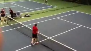 Match point: Ernesto Dillon 6-0, 6-1 over Davis Fleming