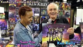 KISS DESTROYER AND LOVE GUN ARTIST KEN KELLY @ Eternal Con