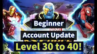 Beginner Account Update! Legendary, Arena & Raids! | Level 30 to 40 Guide | MARVEL Strike Force