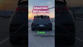 Sounds of the 2022 Hyundai Veloster N #shorts