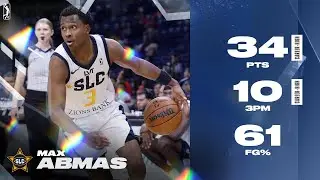 Max Abmas Records Career-High 34 PTS And 10 Threes In Stars Win