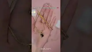 The prettiest everyday necklace. 💖 #baap #jewelry #ring #trending #fashion #accessories #reels