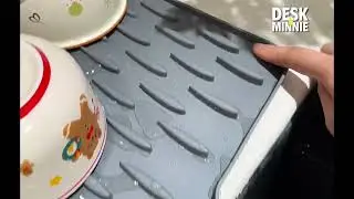 Sloped Silicone Draining Mat &ndash; Heat-Proof & Non-Slip