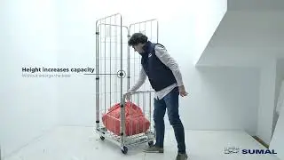 Trolley 429 for industrial laundries