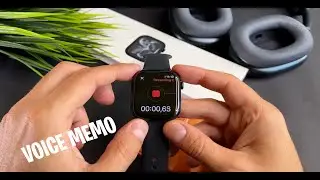 Как записать голосовое сообщение на Apple Watch Series 11