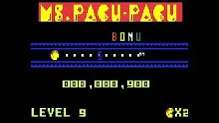 Ms. Pacu-Pacu (Intellivision). Score: 1 923. Level: 13 #intellivision #mattel #pac-man #retrogaming