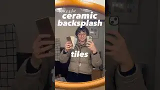 Я сама сделала керамическую плитку для кухонного фартука! #домашний_стиль #керамика