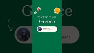 Best time to visit Greece #Shorts