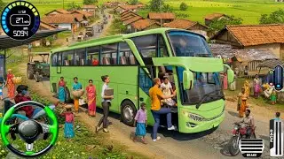 New Offroad Bus Simulator 2026 - Indian Bus Offroad Driver Game 3D - Bus Game Andriod Gameplay