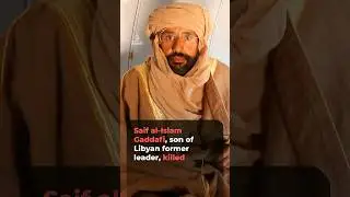 Saif al-Islam Gaddafi, son of Libyan former leader, killed | #ajshorts