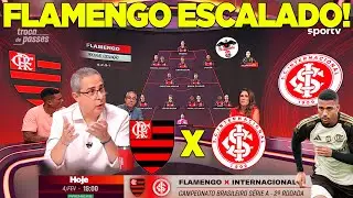 MENGÃO ESCALADO! FLAMENGO X INTERNACIONAL BRASILEIRÃO! SÉRIE A 2ª RODADA! A VITÓRIA É OBRIGAÇÃO