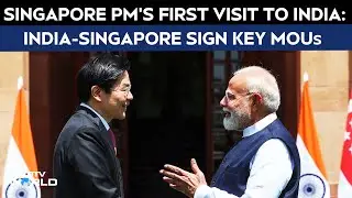 India Singapore Relations | India-Singapore Sign Key MoUs Amid Singaporean PM's First Visit To India