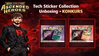 Pokémon Ascended Heroes Tech Sticker Collection-unboxing + KONKURS 🔥