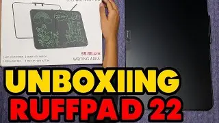 Portronics Ruffpad 22 Unboxing & Review &ndash; India&rsquo;s BIGGEST LCD Writing Pad?