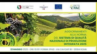 Webinar del 22 maggio 2025 - AGGIORNAMENTI ALLA NORMA SQNPI 2025
