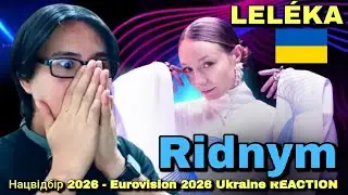 LELÉKA - Ridnym - Нацвідбір 2026 - Eurovision 2026 Ukraine REACTION