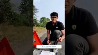 Emergency triangle, Is it really necessary? - Automotives With Bharat