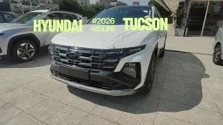 استعراض مواصفات هيونداي توسان الفئة الثالثه 2026 لون ابيض Hyundai Tucson redline 2026 white review