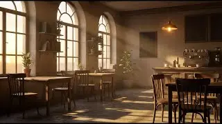 Quiet Caf&eacute; at 6 a.m. | Gentle Ambient Soundscape for Calm Mornings