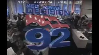 NBC 1992 Election Night Coverage