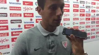 Mikel Vesga, debutante en el Athletic