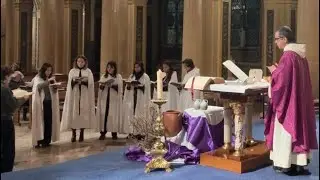 SAINTE MESSE. MERCREDI DES CENDRES. CH&OElig;UR GR&Eacute;GORIEN PARIS. Fr. Alejandro Tob&oacute;n OCD 18 F&Eacute;V. 2026