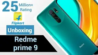Redme prime 9 mobile unboxing & review from Flipkart| 6GB RAM mint green color.