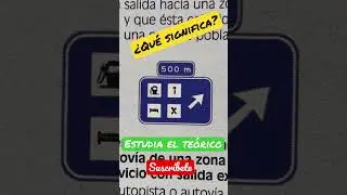 Se&ntilde;al de orientaci&oacute;n S-263a. Pre. en autp/autv de una zona o &aacute;rea de servicios con sda. exclusiva.