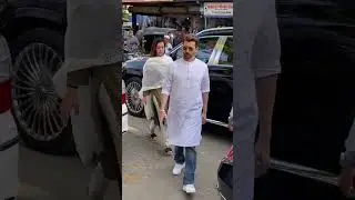 Neil Nitin with Wife Rukmini Sahay At Arrived on Pradeep Sarkar's last Rite | Movified Bollywood