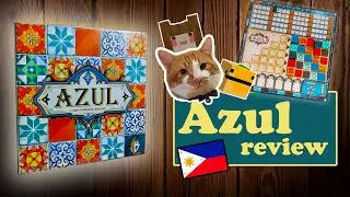 AZUL- (Filipino) Board Game Review and Playthrough! [Board Games With Us ep. 1]