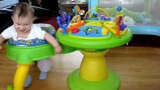 Dylan - Bright Starts Around We Go Activity Station - Coolest Baby Walker Ever!!!