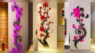 Latest Wall Art Design | Modern Tree Wall Painting | 3D Wall Paper Decor