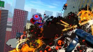 DESTROYING Robots & Cars Before Fighting the EVIL DRAGON - Superfly VR Gameplay
