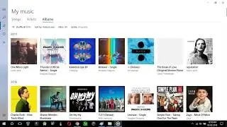 Equalizer in New Groove music - Windows 10