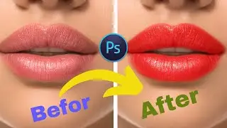 How to change lip color by photoshop || photoshop tutorial