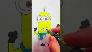 🎨🌟 Coloring Minions: A Burst of Colorful Fun! 🌈✨