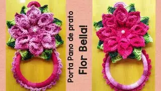 porta pano de prato flor Bella!!
