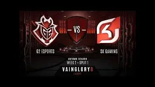 G2 ESPORTS vs SK GAMING GAME 2 - FINALS - Vainglory 8 EU | Split 1 - Week 2