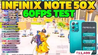 🔥Infinix Note 50x BGMI: 90fps Gameplay Test & Performance Analysis