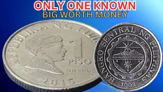 Super Rare and Most valuable Philippines ONE PISO | Best value coin of all time | COIN COLLECTING