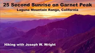 Sunrise on Garnet Peak
