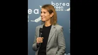 Virginie Thévenet (Paprec) au micro de Dorina