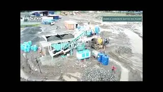 Mobile concrete batch plant in Philippines