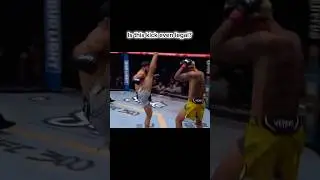 Is this kick even LEGAL?🥊 #axkick #viralfights #mma
