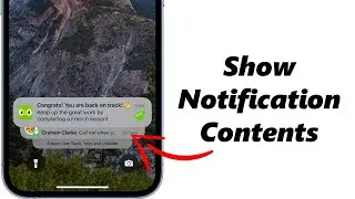 How To Show Notification Previews (Contents) On iPhone Lock Screen