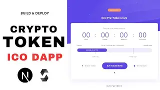 Build & Deploy Full-Stack Web3 Token ICO Dapp (PreSale / ICO Smart Contract) | DeFi, Crypto Exchange