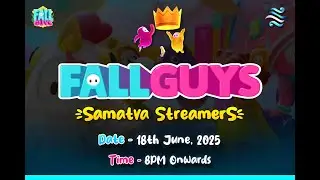 Fall Guys Streamer event at 8pm | 130/365 LIVE |  #samatva #aveline #aveline_gaming #Gameशुरू