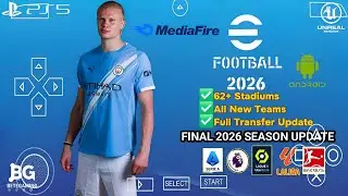 eFootball PES 2026 PPSSPP Android Offline PS5 Camera | Полное обновление Efootball 2026 PSP и бол...