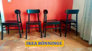 IKEA R&Ouml;NNINGE Chair -  furniture tested for public use. Step-by-step easy manual assembling guide.
