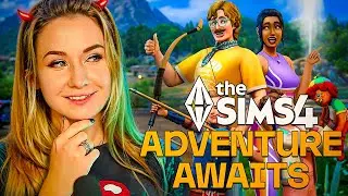 ЛАГЕРЬ И ОТЕЛЬ В СИМС 4?! // РЕАКЦИЯ И РАЗБОР ТРЕЙЛЕРА // Adventure Awaits The Sims 4